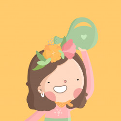 El Conejo que admiraba la luna